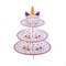 15-Inch tall 3 Tier Assorted Centerpiece Cake Cupcake Stand